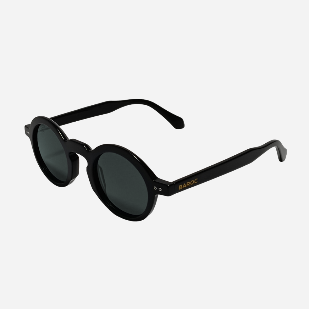 Round Small All Black