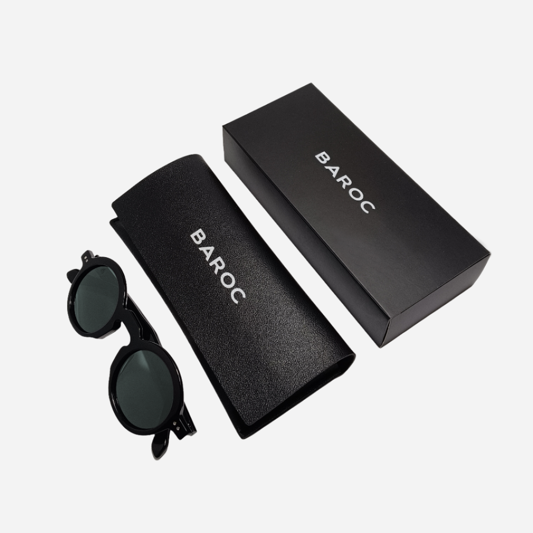 Round Small All Black