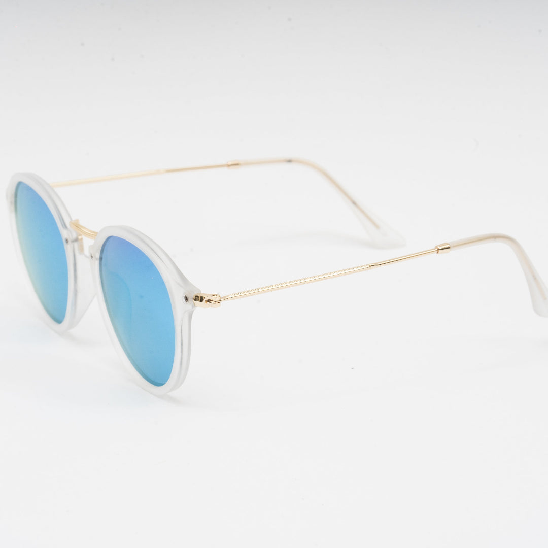Classic Lunettes-Soleil White & Blue